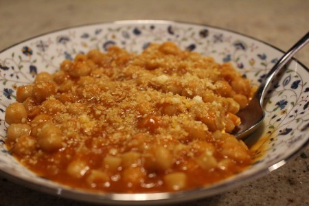 Easy Chickpeas and Pasta