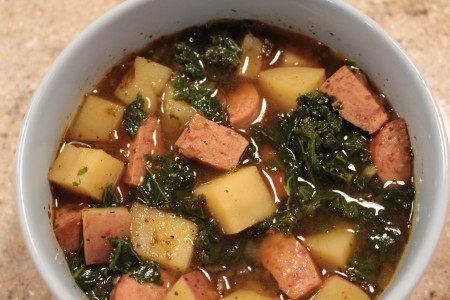 Potato, Kale and Sausage Soup